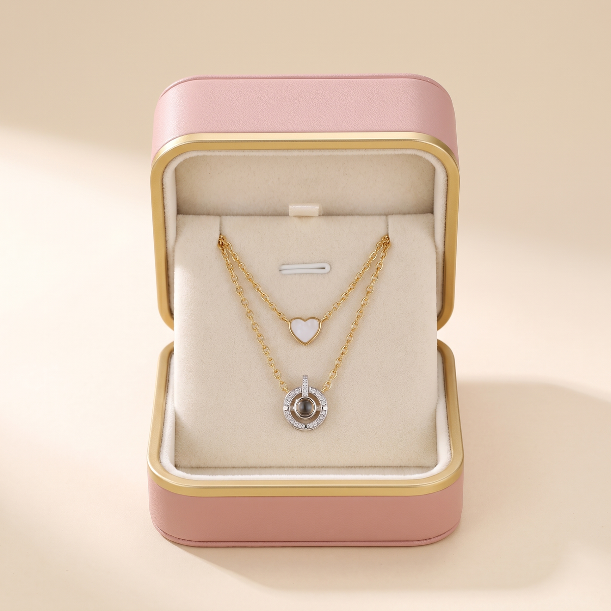 Elegant Jewelry Box – pink