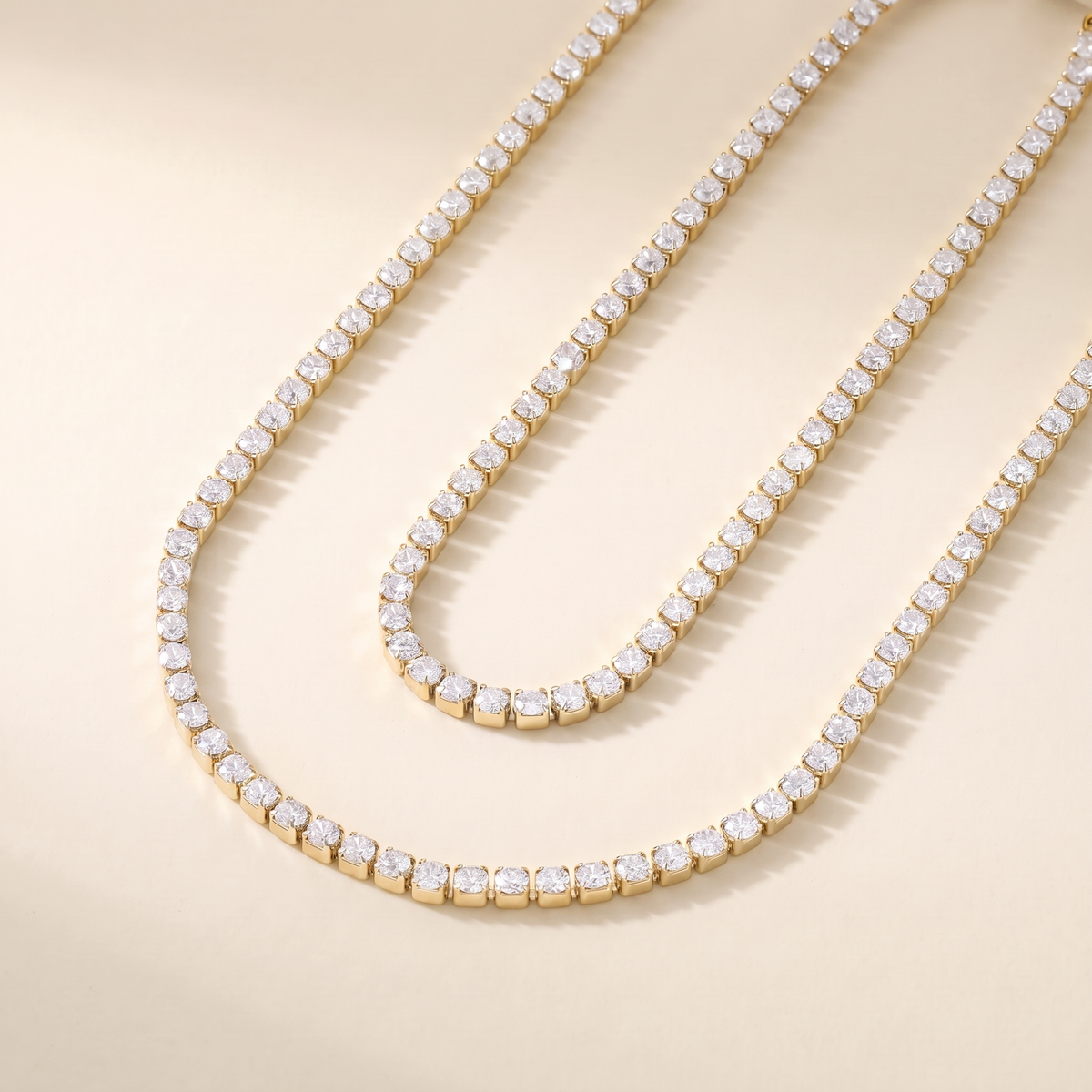 Minimal Tennis Set – gold