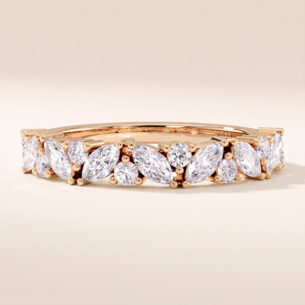 Marchesa Reale Diamond Band – rose gold