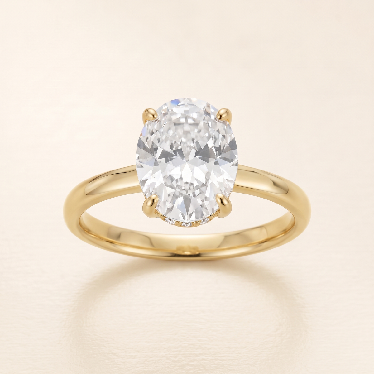 Elegant Classic Statement Ring – gold