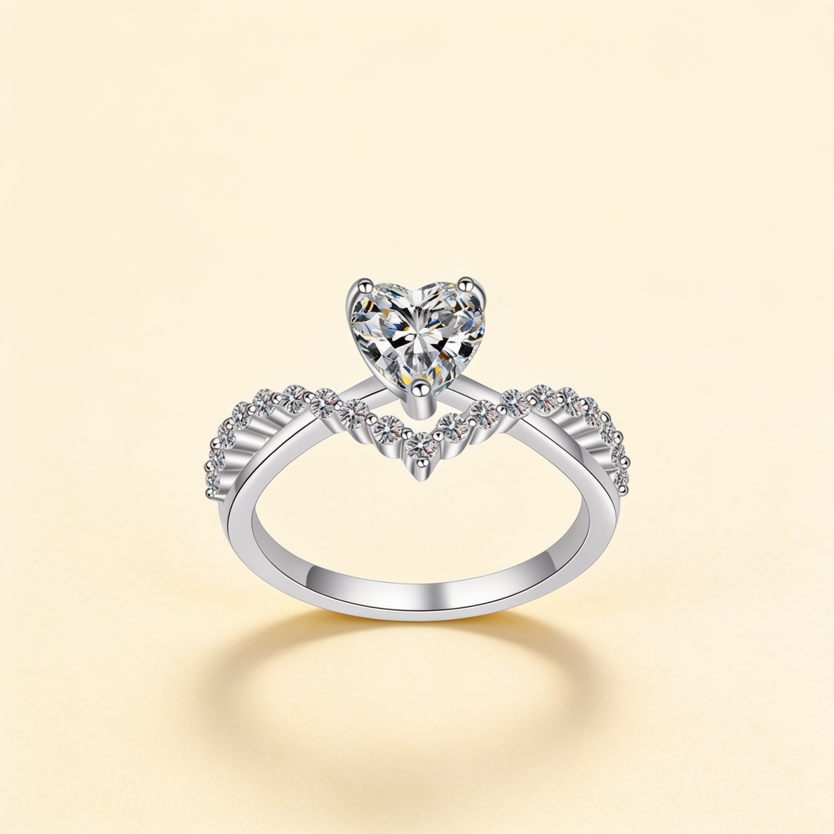 Love Shine Heart Ring – Albella Jewelry
