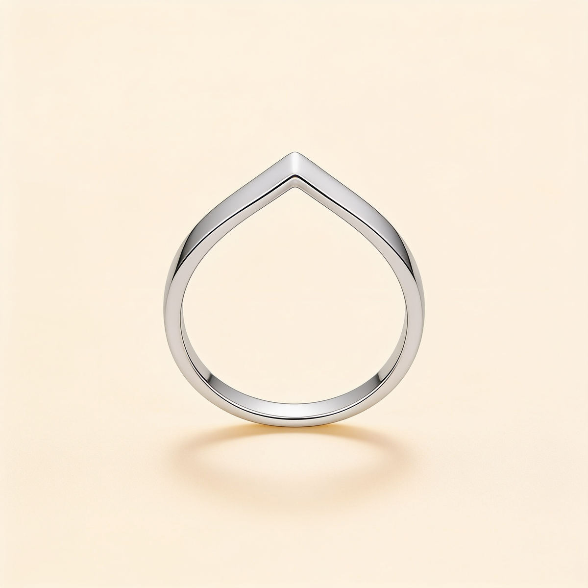 Modern Wave Ring – Silver